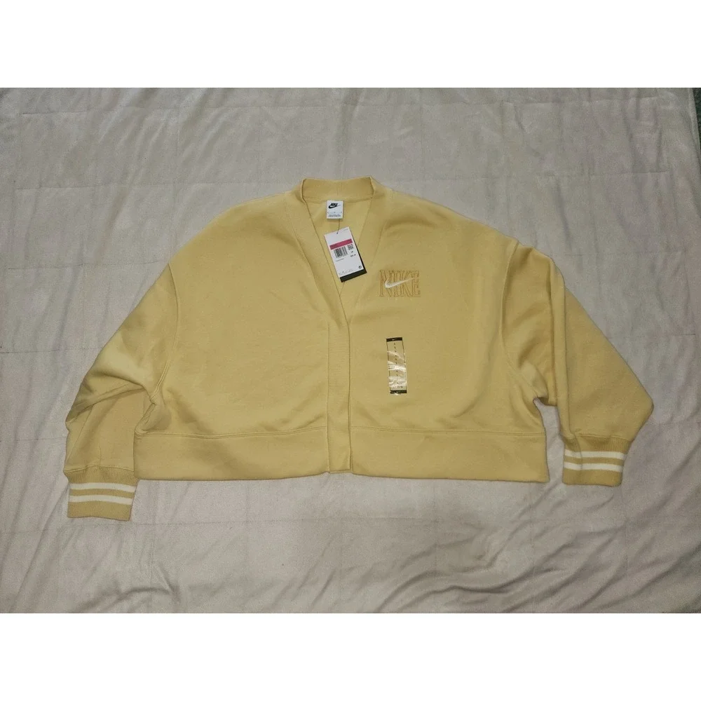 NWT Nike Sportswear Phoenix Fleece Women's Cardigan Size Large Cropped Oversized